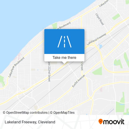 Mapa de Lakeland Freeway