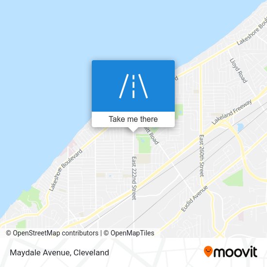Mapa de Maydale Avenue