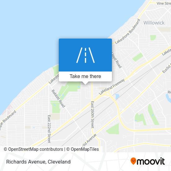 Mapa de Richards Avenue