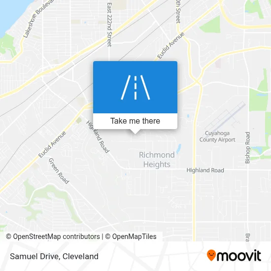 Samuel Drive map