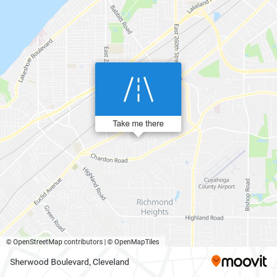 Sherwood Boulevard map