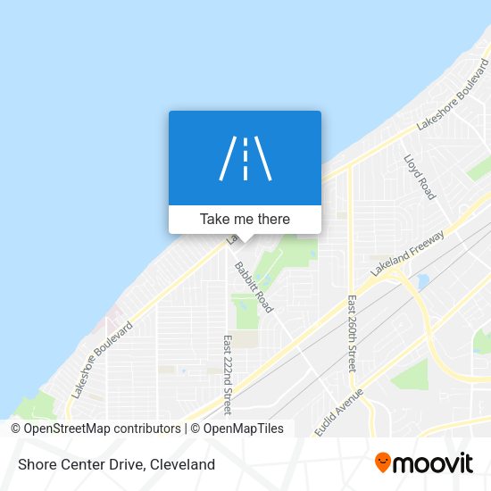 Shore Center Drive map