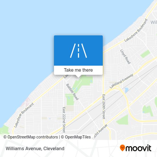 Mapa de Williams Avenue