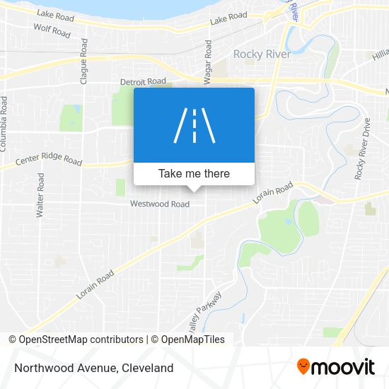 Mapa de Northwood Avenue