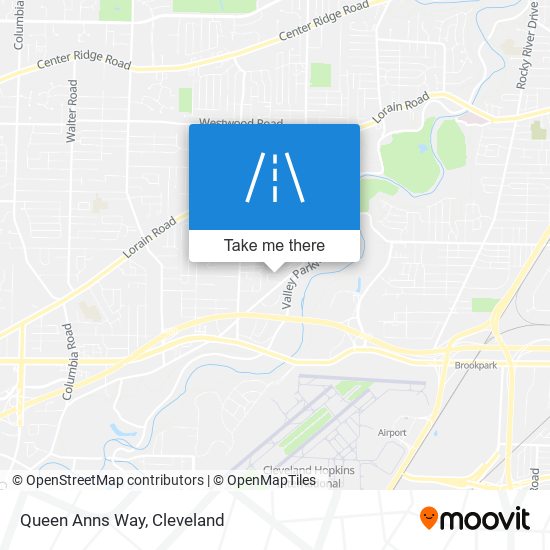 Mapa de Queen Anns Way