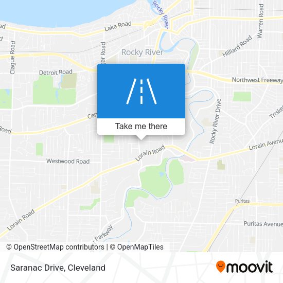 Mapa de Saranac Drive
