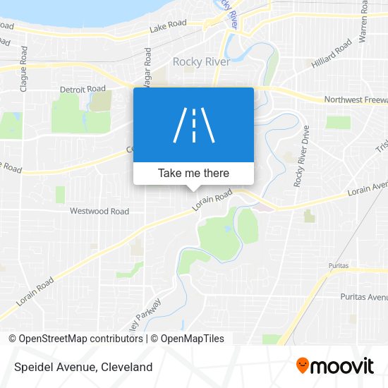 Speidel Avenue map