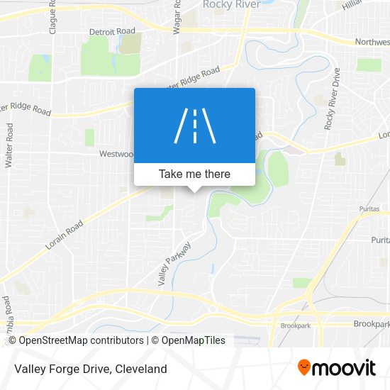 Valley Forge Drive map
