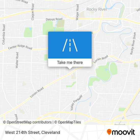 Mapa de West 214th Street