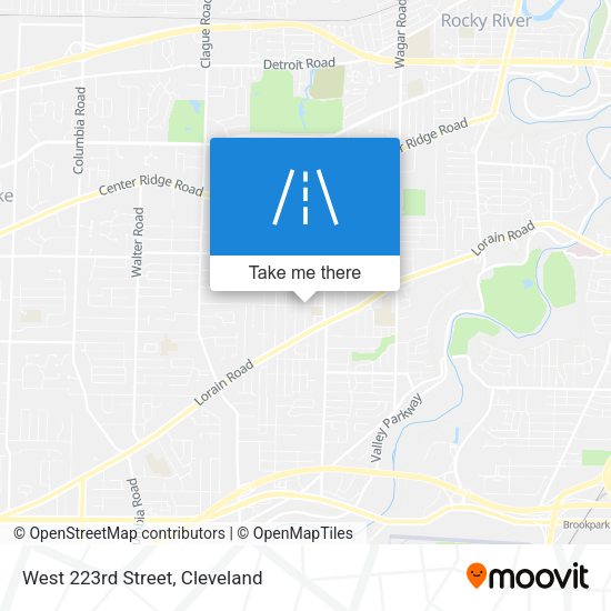 West 223rd Street map