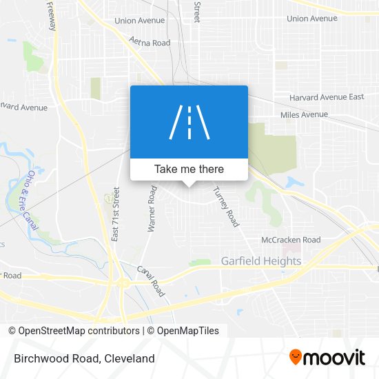 Mapa de Birchwood Road