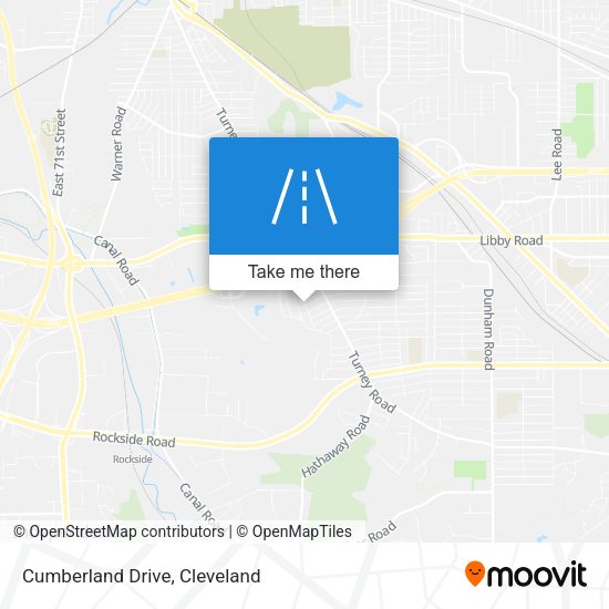 Mapa de Cumberland Drive