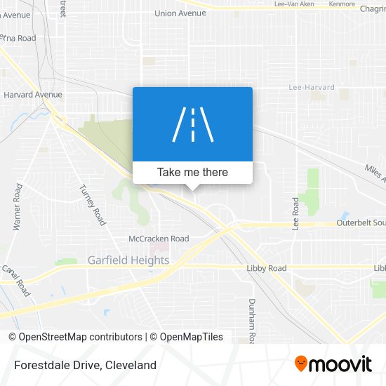 Mapa de Forestdale Drive