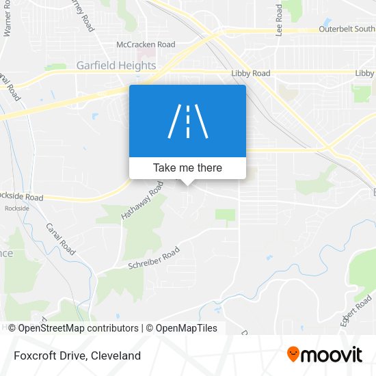 Foxcroft Drive map