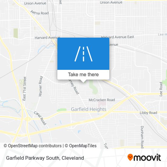 Garfield Parkway South map