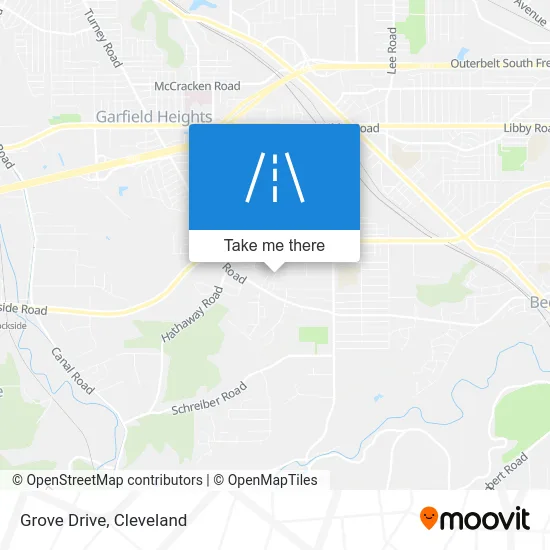 Grove Drive map