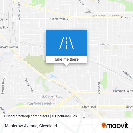 Mapa de Maplerow Avenue