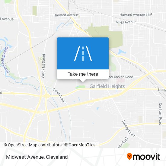 Midwest Avenue map