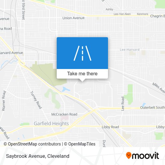 Mapa de Saybrook Avenue