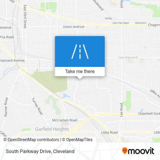Mapa de South Parkway Drive