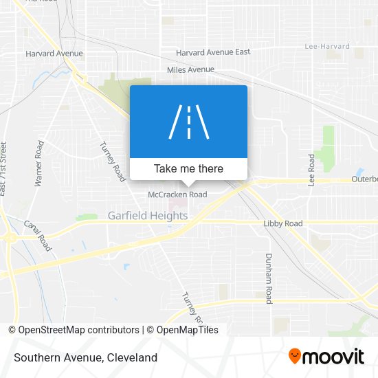 Mapa de Southern Avenue