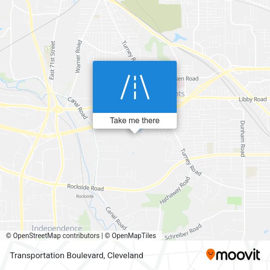 Transportation Boulevard map