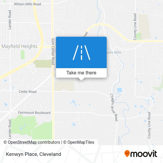 Mapa de Kenwyn Place