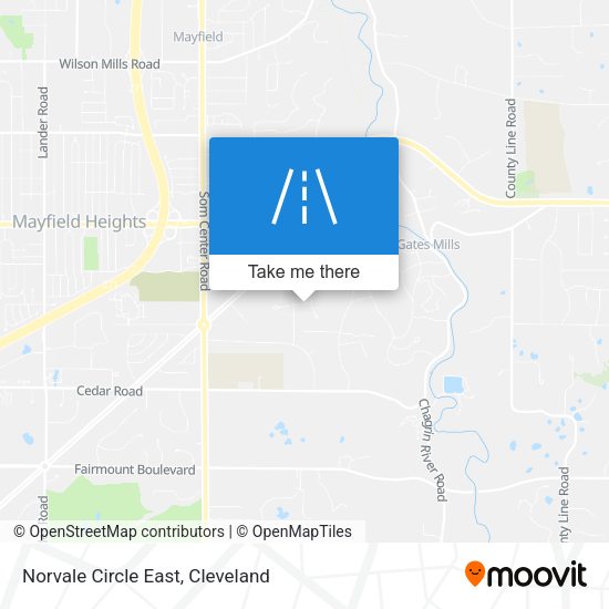 Norvale Circle East map