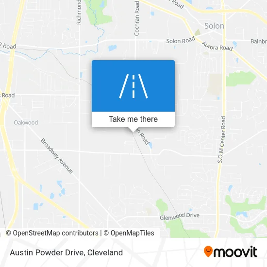 Austin Powder Drive map
