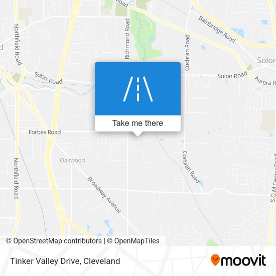 Tinker Valley Drive map