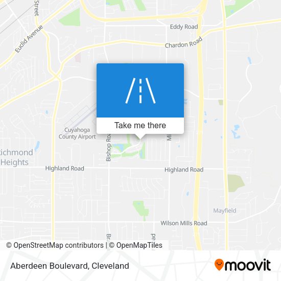 Aberdeen Boulevard map