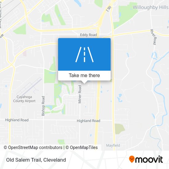 Mapa de Old Salem Trail
