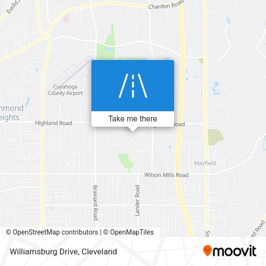 Mapa de Williamsburg Drive