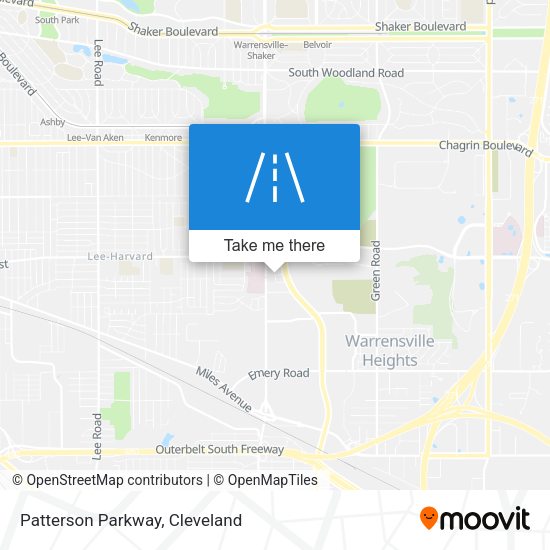 Mapa de Patterson Parkway