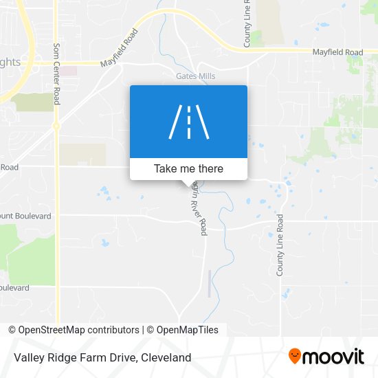Valley Ridge Farm Drive map