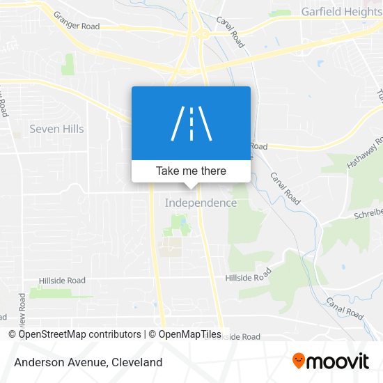 Mapa de Anderson Avenue
