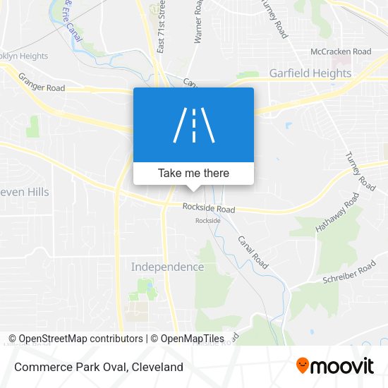 Commerce Park Oval map