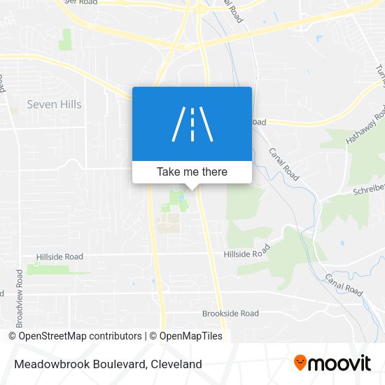 Meadowbrook Boulevard map