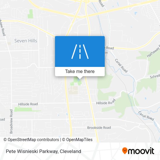 Pete Wisnieski Parkway map