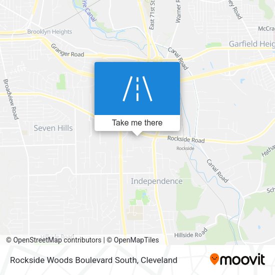Mapa de Rockside Woods Boulevard South