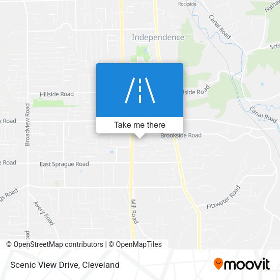 Scenic View Drive map