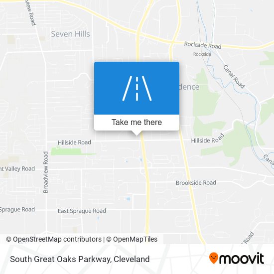 South Great Oaks Parkway map