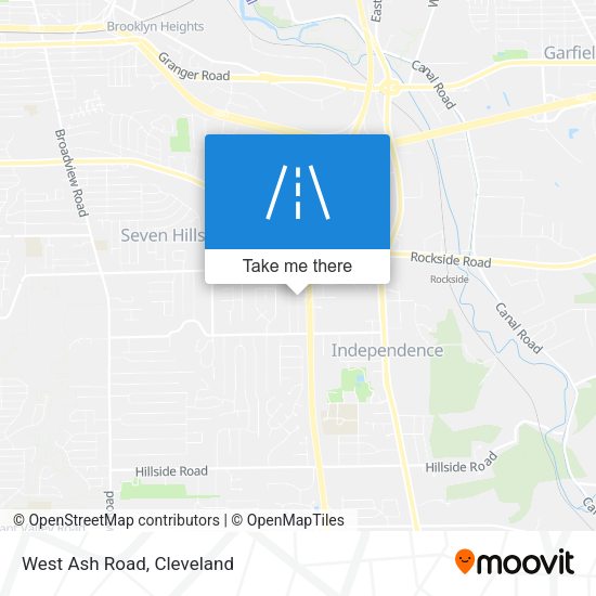 Mapa de West Ash Road
