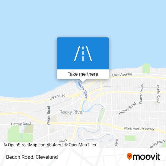 Mapa de Beach Road