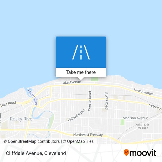 Cliffdale Avenue map