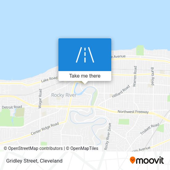 Mapa de Gridley Street