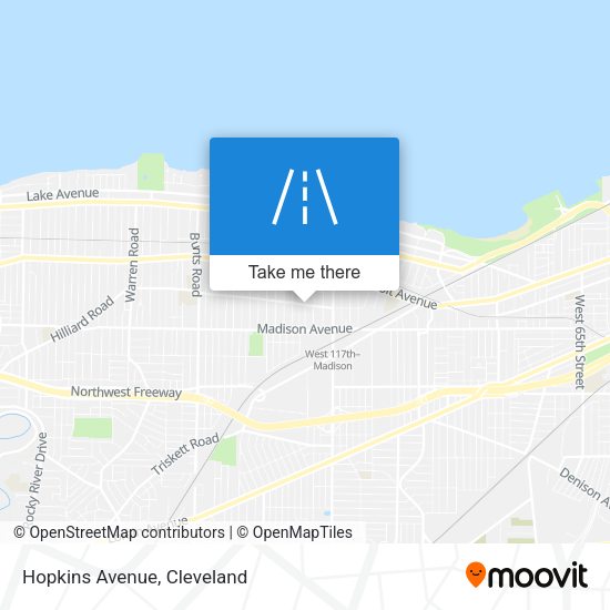 Mapa de Hopkins Avenue