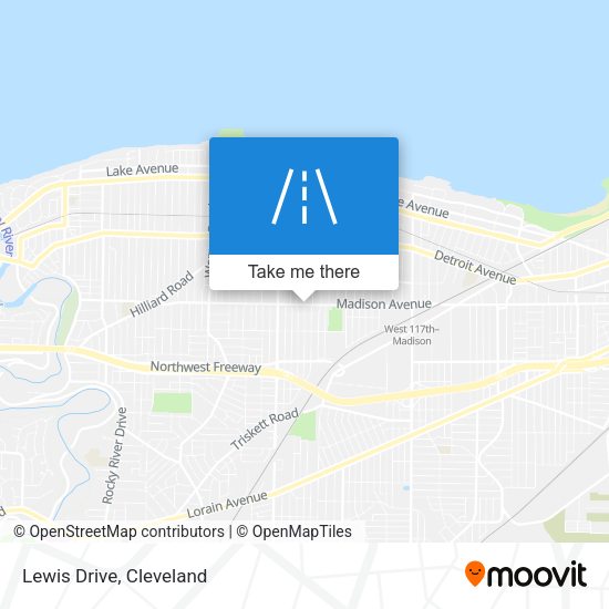 Mapa de Lewis Drive