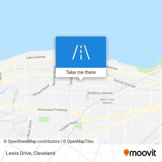 Lewis Drive map
