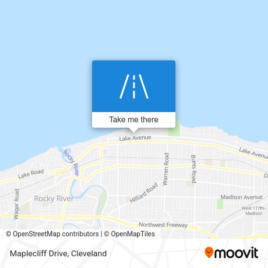 Maplecliff Drive map